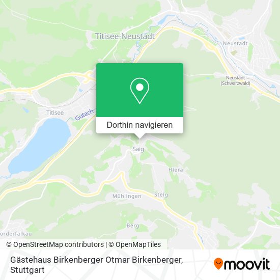 Gästehaus Birkenberger Otmar Birkenberger Karte