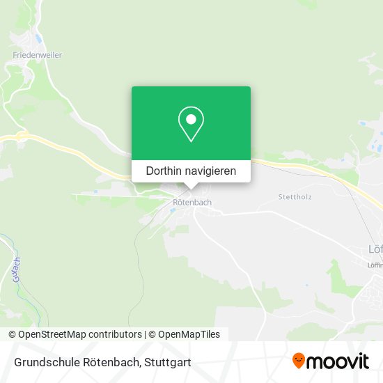 Grundschule Rötenbach Karte