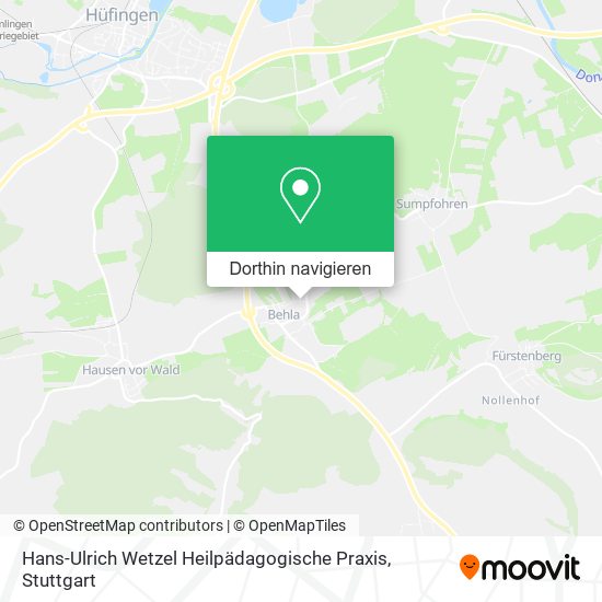 Hans-Ulrich Wetzel Heilpädagogische Praxis Karte