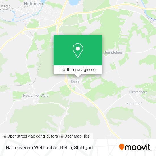 Narrenverein Wettibutzer Behla Karte