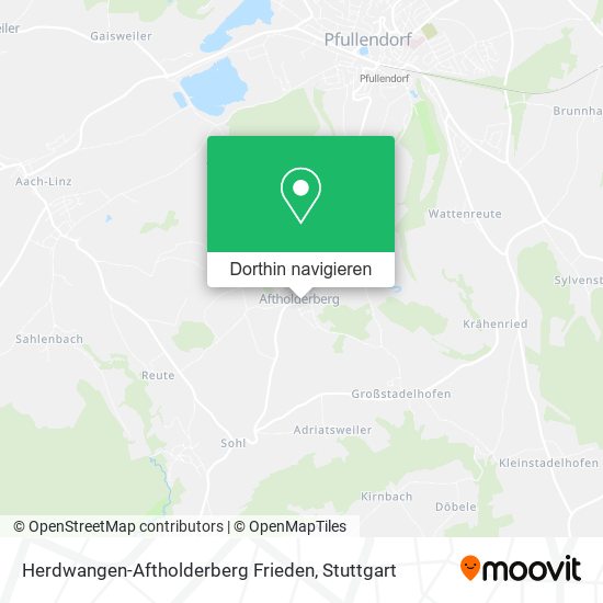 Herdwangen-Aftholderberg Frieden Karte