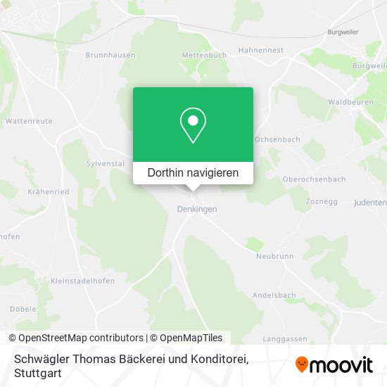 Schwägler Thomas Bäckerei und Konditorei Karte