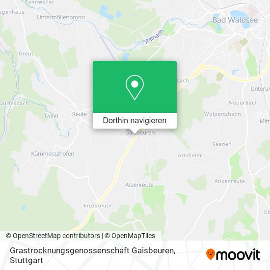 Grastrocknungsgenossenschaft Gaisbeuren Karte