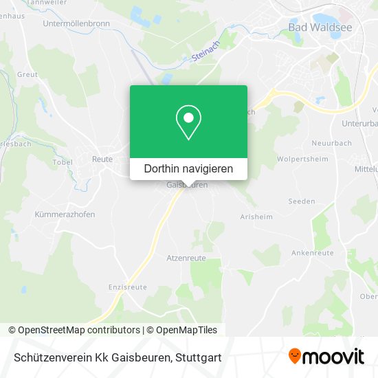 Schützenverein Kk Gaisbeuren Karte