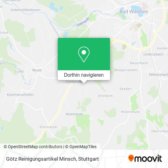 Götz Reinigungsartikel Minsch Karte