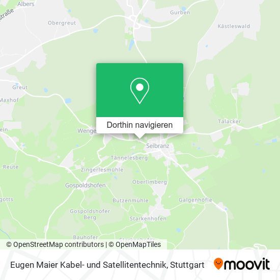 Eugen Maier Kabel- und Satellitentechnik Karte