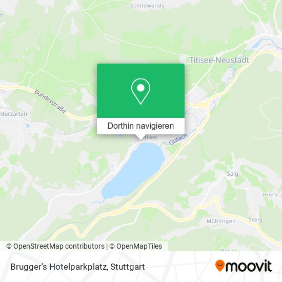 Brugger's Hotelparkplatz Karte