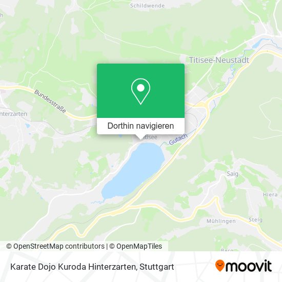 Karate Dojo Kuroda Hinterzarten Karte