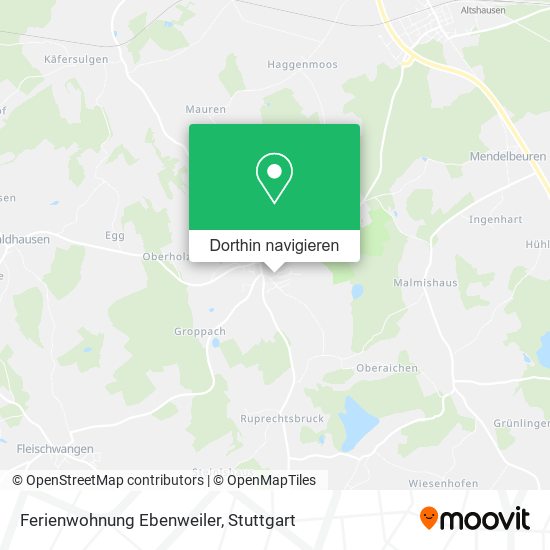 Ferienwohnung Ebenweiler Karte