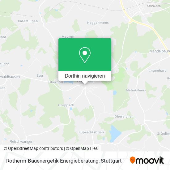 Rotherm-Bauenergetik Energieberatung Karte