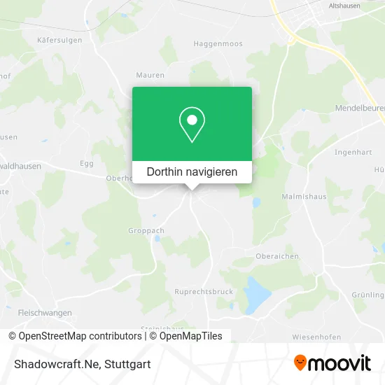 Shadowcraft.Ne Karte