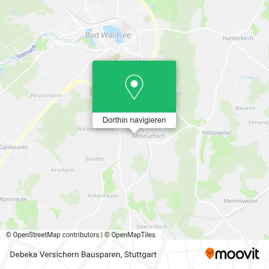 Debeka Versichern Bausparen Karte