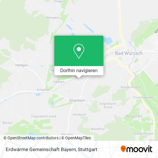 Erdwärme Gemeinschaft Bayern Karte