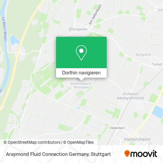 Araymond Fluid Connection Germany Karte