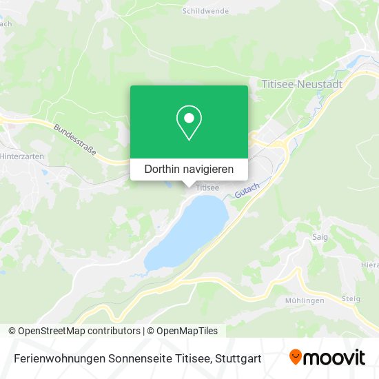 Ferienwohnungen Sonnenseite Titisee Karte