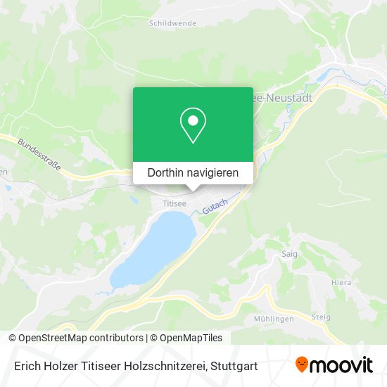 Erich Holzer Titiseer Holzschnitzerei Karte