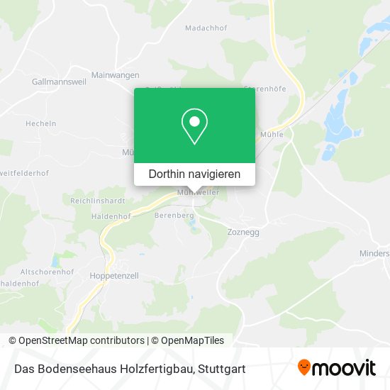 Das Bodenseehaus Holzfertigbau Karte
