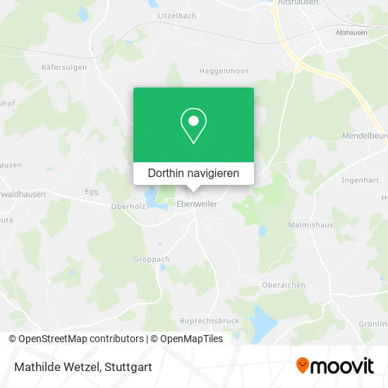 Mathilde Wetzel Karte