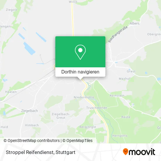 Stroppel Reifendienst Karte