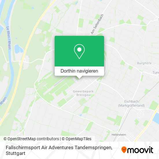 Fallschirmsport Air Adventures Tandemspringen Karte