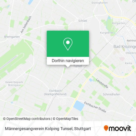 Männergesangverein Kolping Tunsel Karte