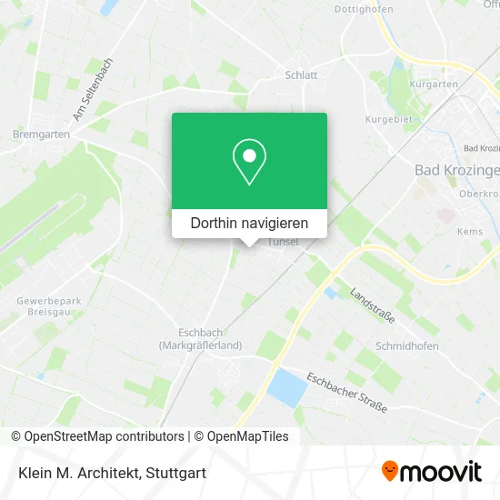 Klein M. Architekt Karte