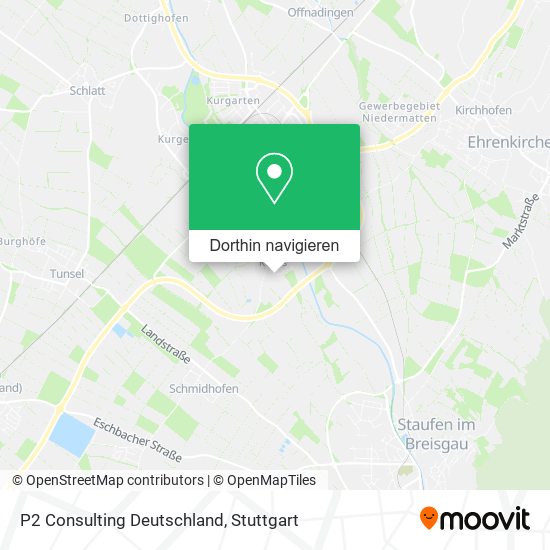 P2 Consulting Deutschland Karte