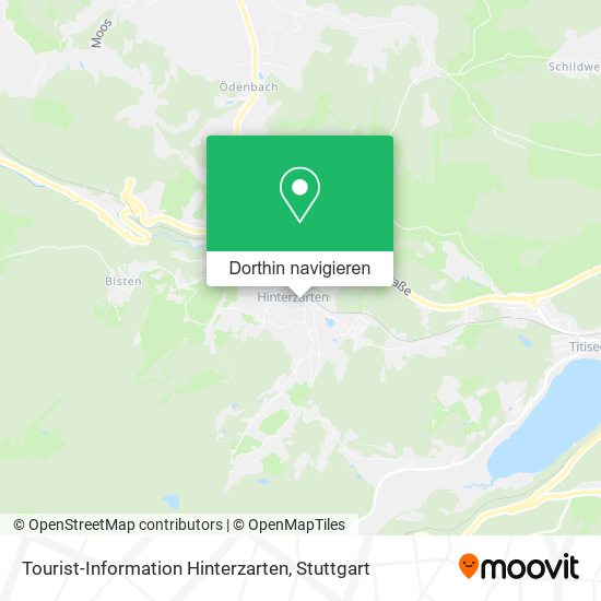 Tourist-Information Hinterzarten Karte