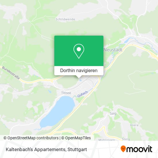 Kaltenbach's Appartements Karte