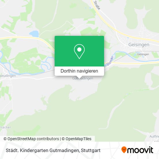 Städt. Kindergarten Gutmadingen Karte