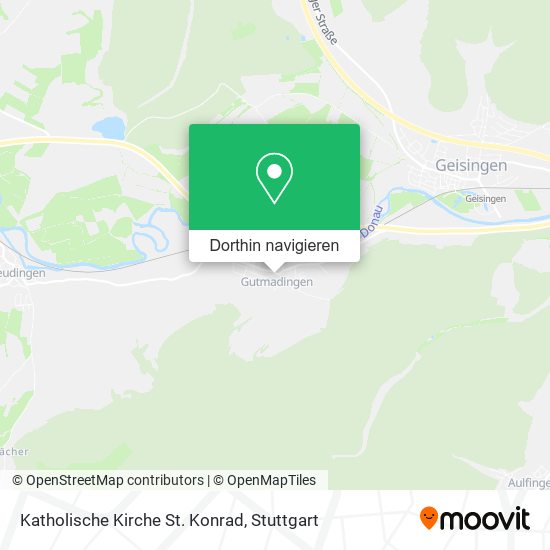 Katholische Kirche St. Konrad Karte