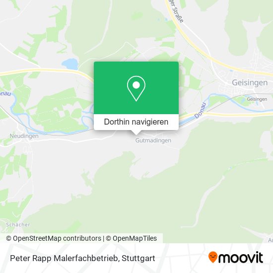Peter Rapp Malerfachbetrieb Karte