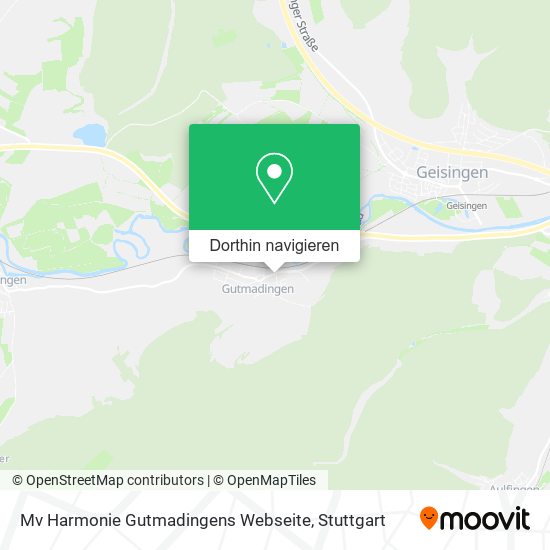 Mv Harmonie Gutmadingens Webseite Karte