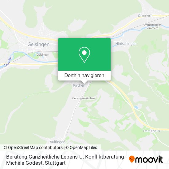 Beratung Ganzheitliche Lebens-U. Konfliktberatung Michèle Godest Karte