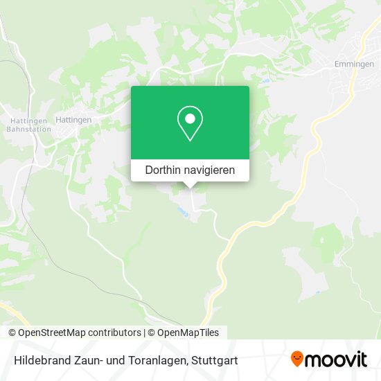 Hildebrand Zaun- und Toranlagen Karte