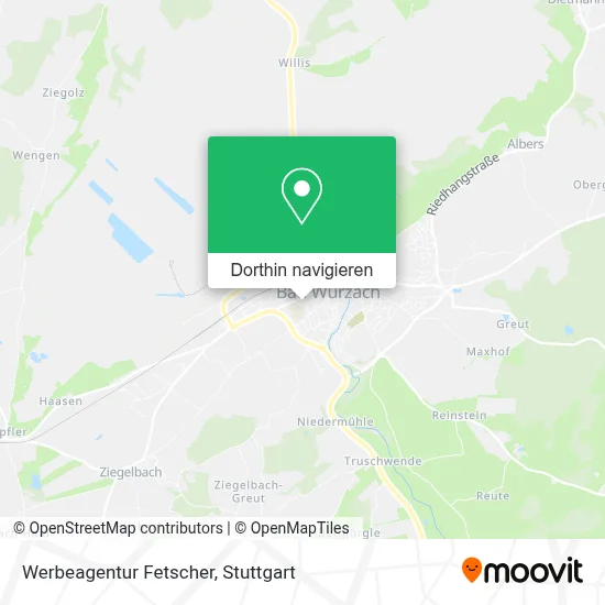 Werbeagentur Fetscher Karte