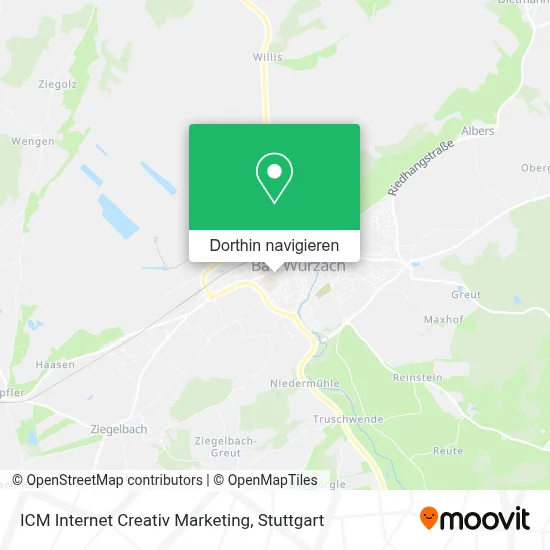ICM Internet Creativ Marketing Karte