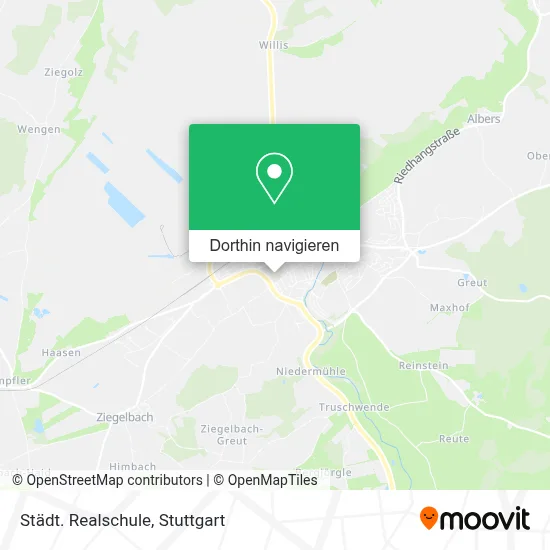 Städt. Realschule Karte