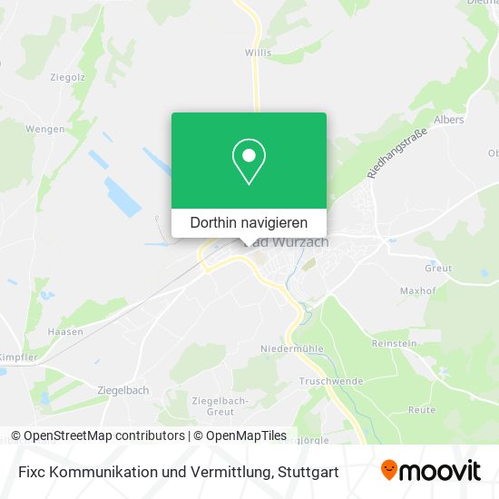 Fixc Kommunikation und Vermittlung Karte