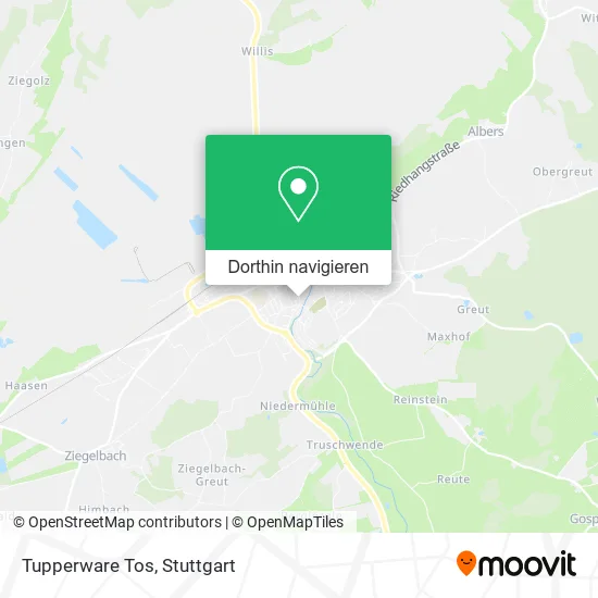 Tupperware Tos Karte