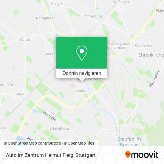 Auto im Zentrum Helmut Fleig Karte