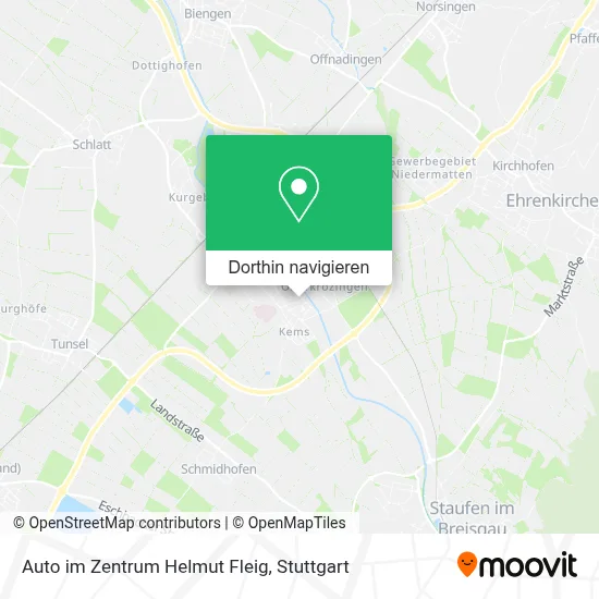 Auto im Zentrum Helmut Fleig Karte