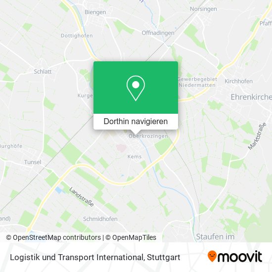 Logistik und Transport International Karte