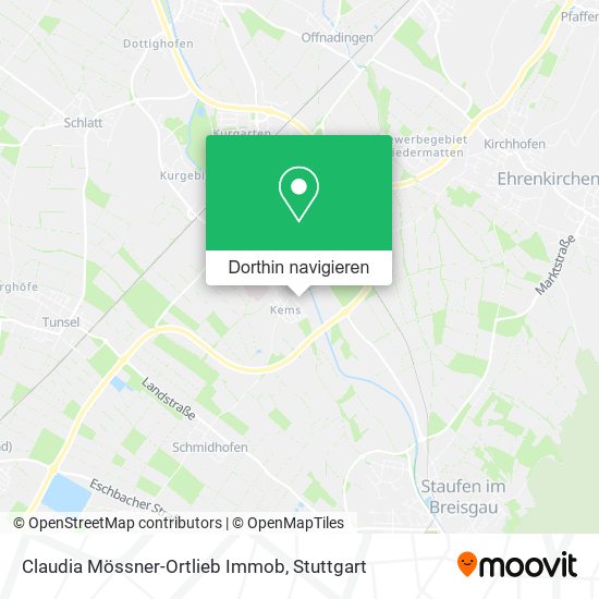 Claudia Mössner-Ortlieb Immob Karte
