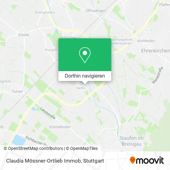 Claudia Mössner-Ortlieb Immob Karte