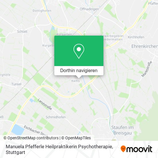 Manuela Pfefferle Heilpraktikerin Psychotherapie Karte