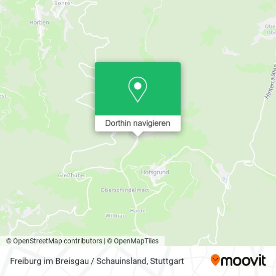 Freiburg im Breisgau / Schauinsland Karte