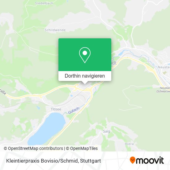 Kleintierpraxis Bovisio/Schmid Karte