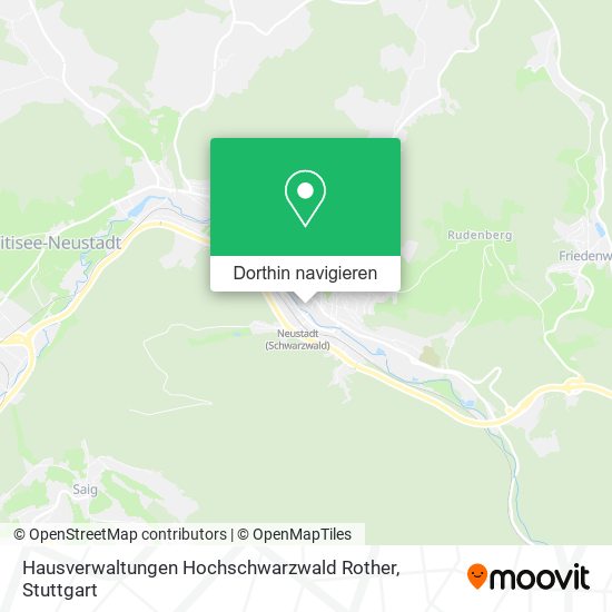 Hausverwaltungen Hochschwarzwald Rother Karte