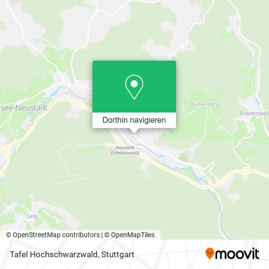 Tafel Hochschwarzwald Karte